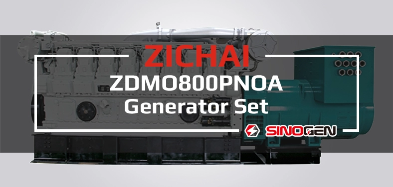 ZICHAI Generator Set 12V170 Series ZDMO800PNOA Video