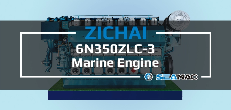 ZICHAI Marine Engine 6N350ZLC Series 6N350ZLC-3 Video