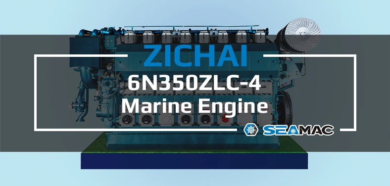 ZICHAI Marine Engine 6N350ZLC Series 6N350ZLC-4 Video