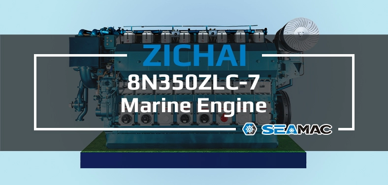 ZICHAI Marine Engine 8N350ZLC Series 8N350ZLC-7 Video
