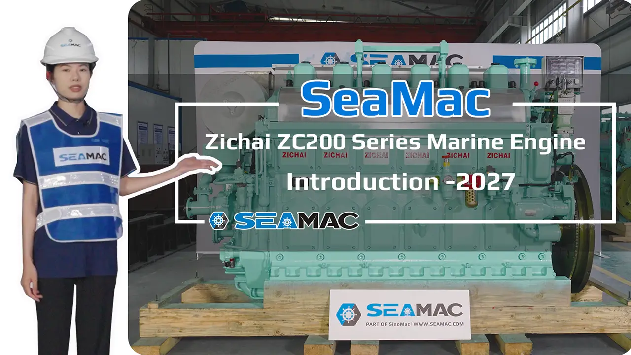 ZICHAI Marine Engine ZC8200ZLC Series Video