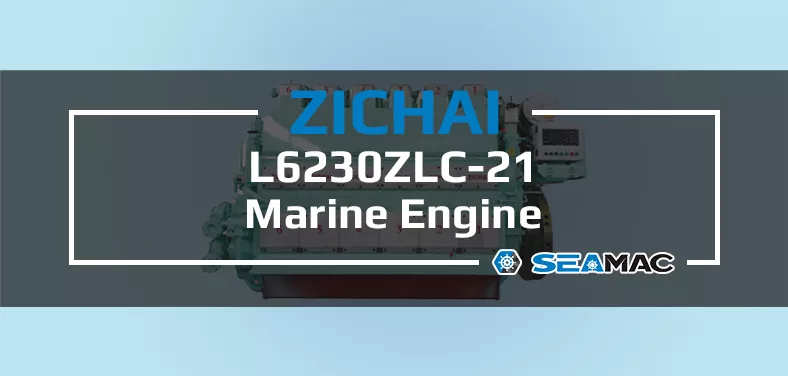 ZICHAI Marine L6230ZLC-21 Engine Video