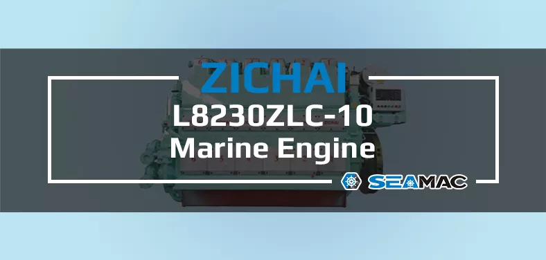 ZICHAI Marine L8230ZLC-10 Engine Video