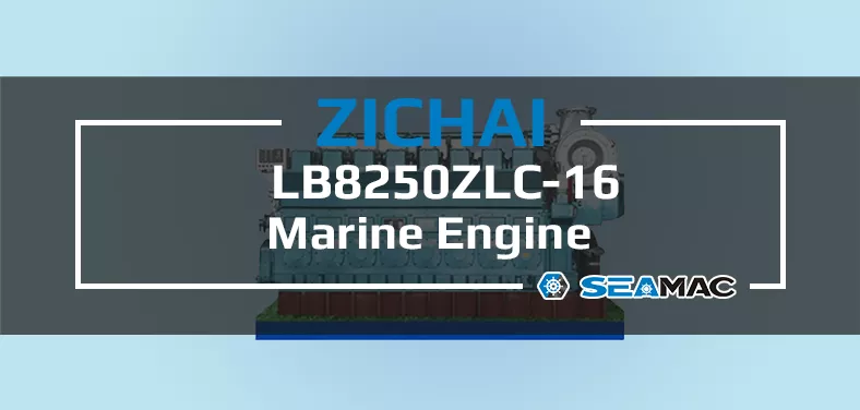 ZICHAI Marine LB8250ZLC-16 Engine Video