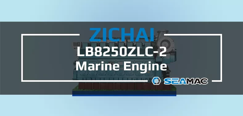 ZICHAI Marine LB8250ZLC-2 Engine Video