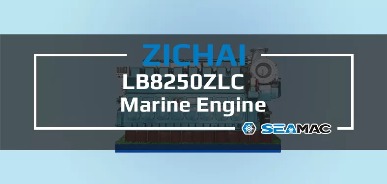 ZICHAI Marine LB8250ZLC Engine Video