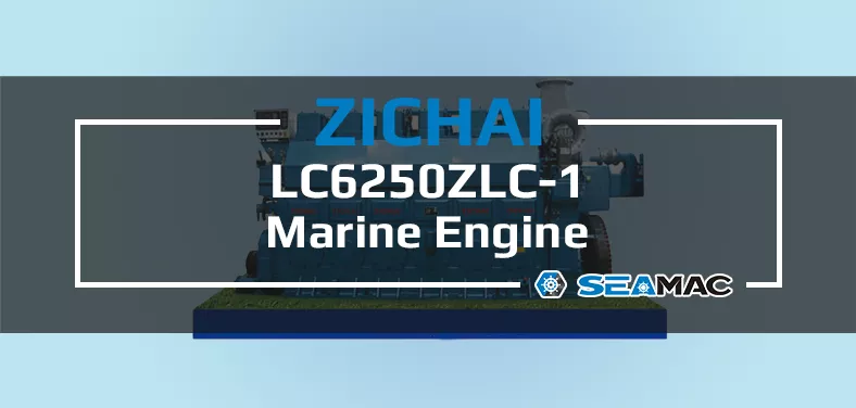 ZICHAI Marine LC6250ZLC-1 Engine Video