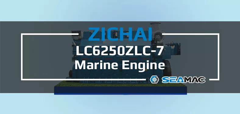 ZICHAI Marine LC6250ZLC-7 Engine Video