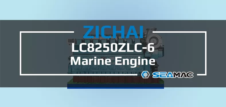ZICHAI Marine LC8250ZLC-6 Engine Video