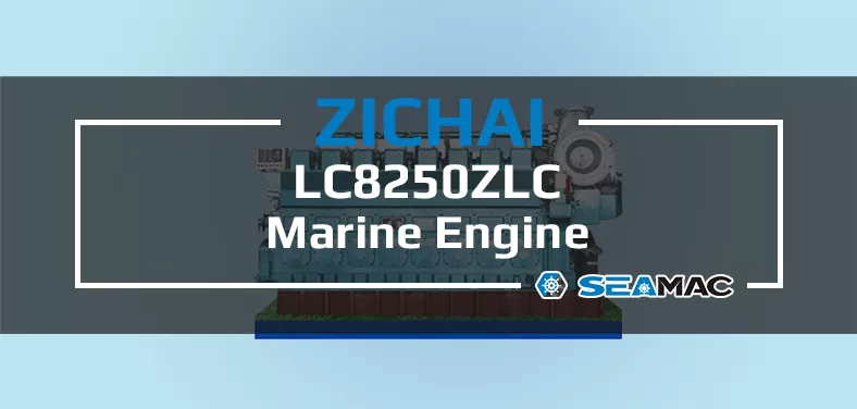 ZICHAI Marine LC8250ZLC Engine Video